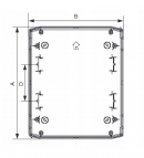 ROZDZIELNICA NATYNKOWA HERMETYCZNA IP65 1x4 1000V DC/AC Noark