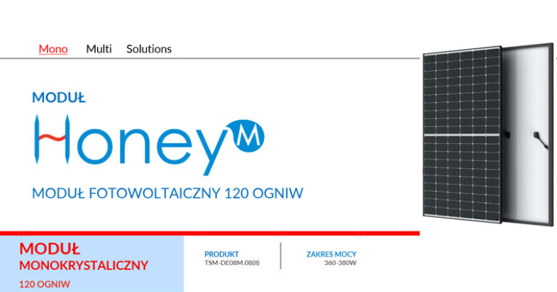 Trina TSM-340 Wp Half Cell Black Frame